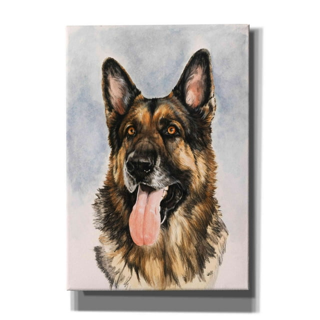Epic Graffiti 'German Shepherd 2' by Barbara Keith, Canvas Wall Art, 18"x26"