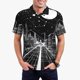 thumbnail image 1 of Fotbe Futuristic Moonlit Cityscape Camiseta Polo de Golf para Hombre con Estampado – Camisa Deportiva Transpirable con Cuello Abotonado-XX-Large, 1 of 6