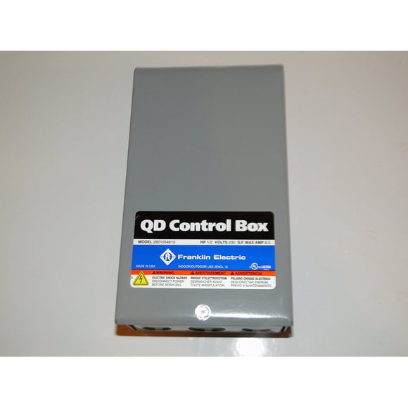 FRANKLIN ELECTRIC Caja de control de bomba de agua sumergible de 1/2 HP