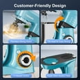 thumbnail image 6 of Fatabeta 1000W Stand Mixer, 5.5QT Kitchen Mixer with Dough Hook, Whisk and Beater, Electric Mixer with Bowl & 11 Speeds - Cake Mixer for Baking, Bread & More, Blue, 6 of 10