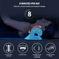thumbnail image 4 of C-type Neck Massage Pillow Neck Shoulder Stretcher Cervical Traction Device Healthy Sleep Tools For Pain Relief black, 4 of 5