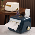 thumbnail image 4 of Tissue Box Cover Holder for Bathroom Vanity Countertops, Adorable TV Shaped Square Toilet Paper Napkin Box Perfect for Kitchen Dining Room Bathroom Decor, 4 of 5