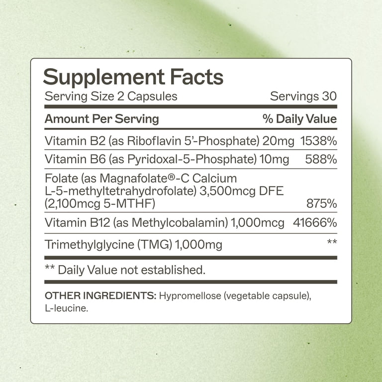 Amy Myers MD Methylation Support - MTHFR Supplement - Supports Adrenal Function, Gut & Liver Health - Contains Folate, Vitamin B12, B6 & B2 - Non-GMO & Gluten-Free