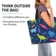 thumbnail image 2 of Balery Dinosaurs Bolsa Tote Estilo Estético con Cremalleras, Bolsa de Hombro, Bolsa de Compras Grande y Plegable, 2 of 8