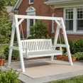 thumbnail image 2 of Ottowood Outdoor Bench Cushion 42" x 16", Light Grey - Water & Fade Resistant Patio Furniture Cushions, Non-Slip Bench Seat Pad with Linen Textured Removable Cover for Garden Porch Sofa Settee, 2 of 7