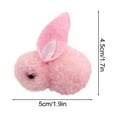 thumbnail image 3 of Easter Bunny Animals 10Pcs 2 inch Mini Plush Bunny Rabbit Stuffed Animals Stuffed Toys Soft Tiny Rabbit Doll Plush Hanging Pendant Ornament for DIY Easter Decorations Party, 3 of 7
