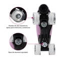 thumbnail image 2 of Patines 4 Ruedas Mujer Hombre Centurfit Unisex Chicago Quads Rosa, 2 of 6