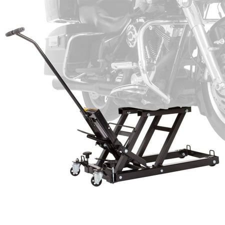 Black Widow Foot-Operated Motorcycle or ATV Lift Jack Stand