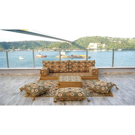 Floor Cushions for Adults, Gold Modular Sofa Set, Arabic Majlis, Turkish Sofa Set, Sleeper Sofa, Futon Sofa Bed, Foldable Sofa, Floor Lounger