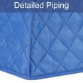 thumbnail image 6 of Deago Polyester Quilted Toaster Cover 2 Slice Kitchen Small Appliance Dust-proof Cover (Blue), 6 of 9