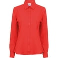 thumbnail image 2 of Henbury- Camisa de trabajo de manga larga transpirable antibacterias para mujer (Azul claro), 2 of 5