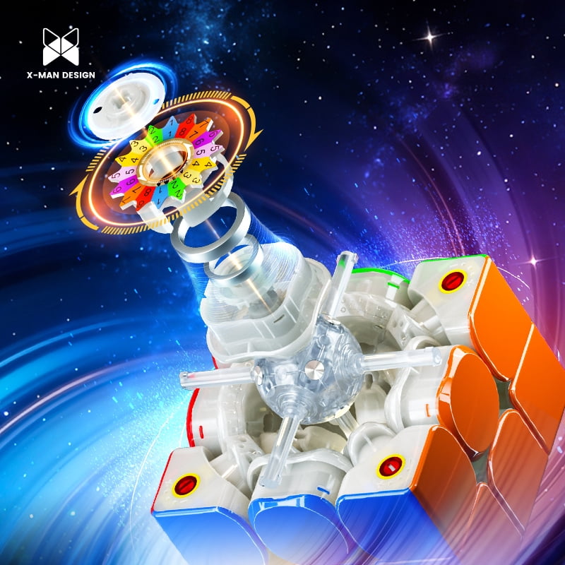 QY X-Man Tornado V3 M Flagship UV Speed Cube 3x3 Flagship Editiong Sticker Magic Cube QiYi Tornado V3M Puzzle