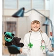 thumbnail image 5 of DolliBu Sleeping Black Bear With Pillow Doctor Plush Toy - Super Soft Bear Doctor Stuffed Animal Dress Up with Scrub Uniform and Cap Outfit - Fluffy Doctor Toy Plush - 10 Inches, 5 of 8