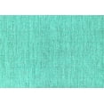 thumbnail image 1 of Ahgly Company Machine Washable Indoor Rectangle Solid Turquoise Blue Modern Area Rugs, 7' x 9', 1 of 4
