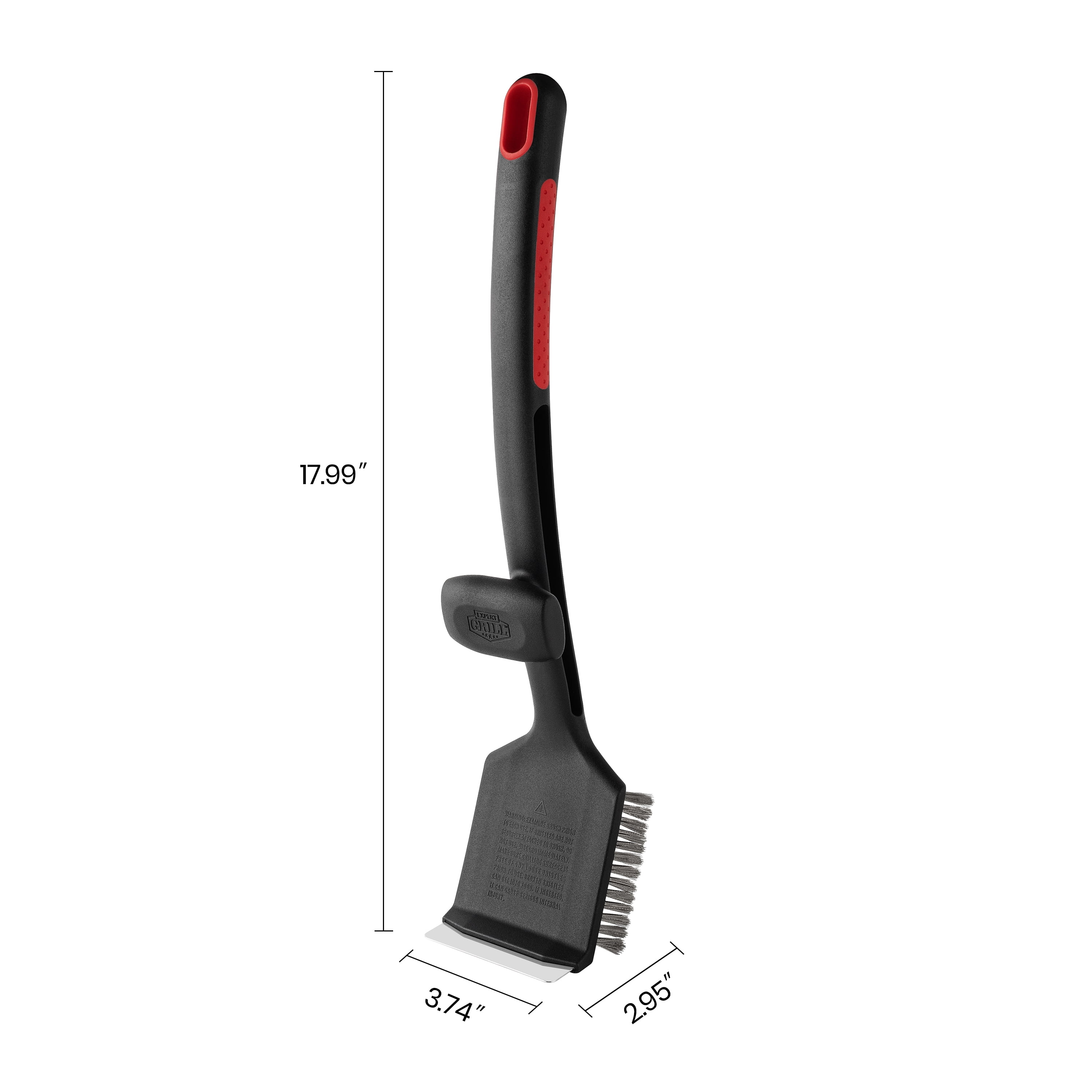 Expert Grill Cleaning Brush with Scraper Bristle