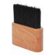 thumbnail image 3 of Cepillo para el cabello roto, cerdas suaves, mango de madera, cepillo profesional para el cuello, para salones y hogar., 3 of 14