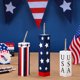thumbnail image 3 of Juego de Bloques Decorativos de Madera para El Día de La Independencia | Adornos de Tablero de Densidad Resistente | Recuerdos Festivos para El Salón | Decoración Patriótica Multiestilo | Juego de 3, 3 of 5