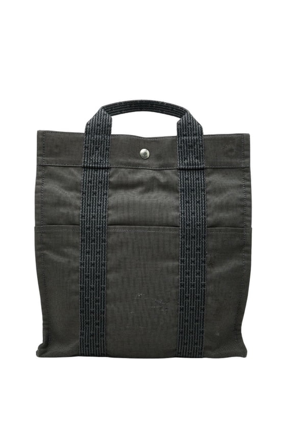 Pre-Owned Hermes Herline Ad MM Backpack/Handbag, 2-Way, Gray Canvas, Women's