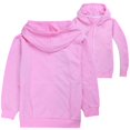 thumbnail image 2 of PINQI Clearance Coats Warm Winter Jackets Children's Cardigan Zipper Cotton Jacket Solid Color Spring and Autumn Thin Windbreaker Spring Fall Jackets for Kids(Pink,7-8 Years), 2 of 9