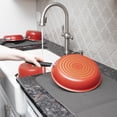 thumbnail image 4 of T-fal Microfiber Dish Drying Mat Reverses to Mesh, 2 Piece Set, Pebble, 4 of 7