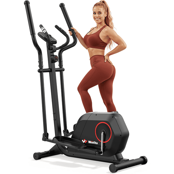 Elliptical Exercise Machine for Home 300-400 Lbs Capacity Elliptical Training Machine Home Elliptical Machine, Magnetic Resistance, Fitness Cardio Workout