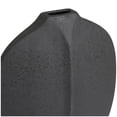 thumbnail image 4 of CosmoLiving by Cosmopolitan 18", 13"H Abstract Textured Black Ceramic Vase, Set of 2, 4 of 7