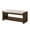 Ivory White, variant on Xukmct 40" Wood Frame Bench with Lower Shelf, Upholstered Removable Padded Seat Cushion Bench for Living Room, Bedroom, Ivory White