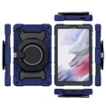 thumbnail image 3 of Samsung Tab A7 Lite 2021 Case, SM-T220/T225/T227 Cover, Dteck Heavy Duty Rugged Shockproof Case with Rotating Hand Grip for Samsung Galaxy Tab A7 Lite 8.7 inch, Deep Blue, 3 of 10