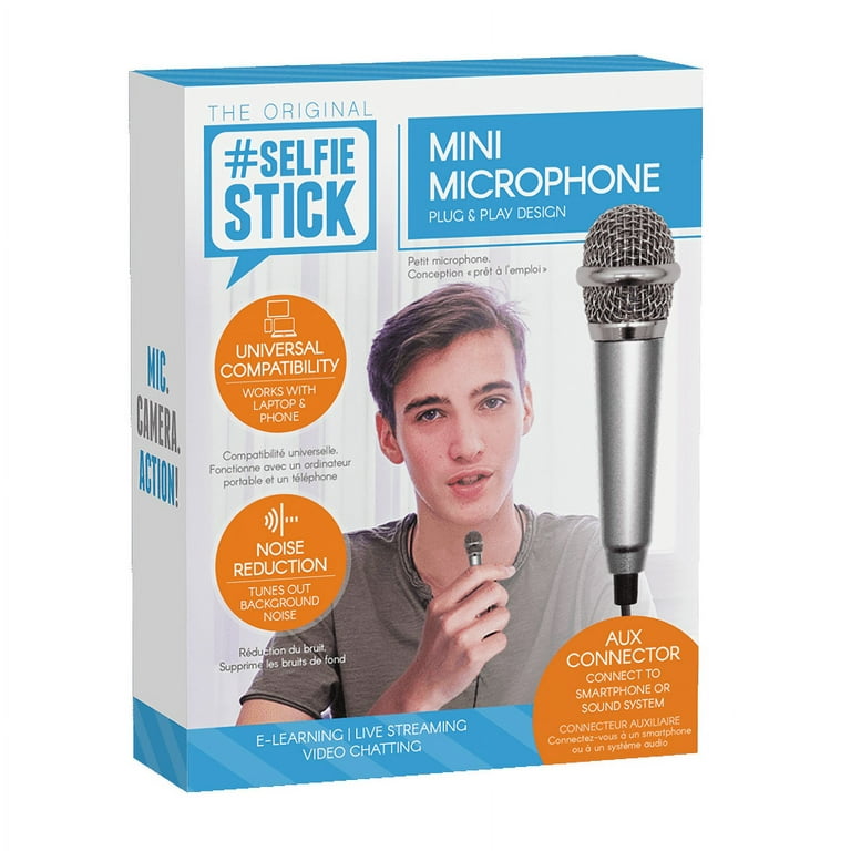 Art + Sound Selfie Stick with Microphone