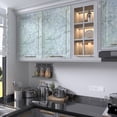 thumbnail image 7 of VOLEAAR Turquoise Green Marble Peel and Stick Wallpaper 15.7 x 78.7 Inches Contact Paper Vinyl Film Self Adhesive Removable Waterproof Wall Paper for Countertops Cabinets Kitchen Shelf Liner, 7 of 7