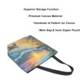 thumbnail image 3 of Large Canvas Bag 13.5x5.1x15 Inch Canvas Bag Shopping Canvas Bag Suitable For Outing Shopping Travel Out Of Large Capacity Storage Beautiful Turtle, 3 of 9