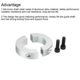 thumbnail image 4 of Uxcell Shaft Collar 2.17 Inch Bore Double Split Aluminum Clamping Collar Shaft Collars with Set Screw Silver Tone, 4 of 4