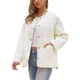 thumbnail image 4 of CHAQUETA PUFFER ELEGANTE INSPIRE CHIC PARA MUJERES, DE MANGA LARGA, CON BOTONES A PRESIÓN, CHAQUETAS DE PLUMÓN, L BLANCA, 4 of 6