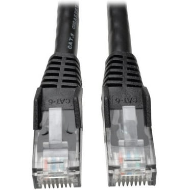 Eaton N201-075-BK EATON TRIPP LITE SERIES CAT6 GIGABIT SNAGLESS MOLDED (UTP) ETHERNET CABLE (RJ45