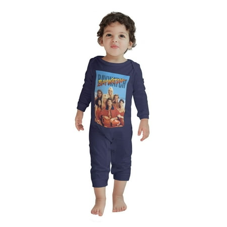 

Baywatch Baby Crawler Boy Girl Rompers Bodysuit Long Sleeve Jumpsuit Playsuit One Piece Outfit Clothes