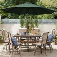 thumbnail image 5 of Parasol de Patio Extérieur 9 Pi (2,7 m), Parasol de Table Extérieur, Parasol de Cour, Parasol de Marché avec 8 Nervures Robustes, Inclinaison à Bouton-Poussoir et Manivelle, 5 of 5