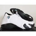 thumbnail image 1 of Ni - ke Ni - ke Air Jordan 14 Retro White-Black-Oxidized Green Sz 16 [487471-106], 1 of 5