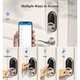 thumbnail image 2 of Veise Smart Lock, Cerradura de puerta con huella digital, Cerradura de puerta de entrada sin llave 7 en 1 con control de aplicación, teclado electrónico con pantalla táctil, cerrojo inteligente, cerra, 2 of 5