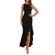 thumbnail image 1 of Vestido largo PRETTYGARDEN para mujer, verano 2025, con volantes, negro, 1 of 9