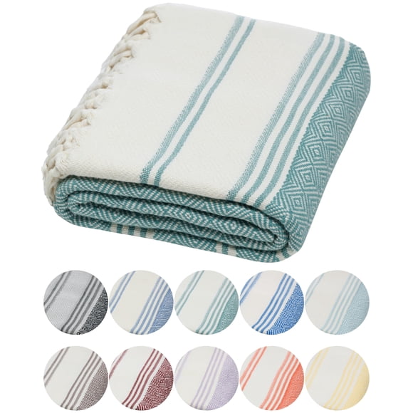 Toalla turca de baño y playa DEMMEX Organic Diamond Cotton