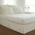 thumbnail image 2 of Fresh Ideas Bedding Tailored Bed Skirt, Classic 14” Drop Length, Pleated Styling, King, Ivory, 2 of 6