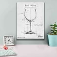 thumbnail image 4 of Epic Graffiti 'Barware Blueprint III' by Ethan Harper, Giclee Canvas Wall Art, 12"x16", 4 of 8