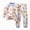 N362-Light Blue, variant on bwdbhd Little Girl Boys Pajamas Toddler Girl Boys Clothes 2 Pieces Pjs Kids Jammies Sets Fall Winter Sleepwear