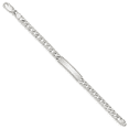 thumbnail image 2 of Sterling Silver 8in D/C Engravable Men's Curb Link IN Bracelet, 2 of 3