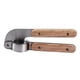 thumbnail image 1 of Stainless Steel Garlic Press, Garlic Press Crusher, Professional Garlic Crushing Tool With Wooden Handle, 1 of 5