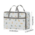 thumbnail image 2 of Ohufall Organisateurs et Rangement de Garde-Robe Épais Robustes Très Grands Sac Fourre-Tout pour Vêtements Sac de Rangement Poignée Renforcée Double Fermeture Éclair Économiseur d'Espace, 2 of 5