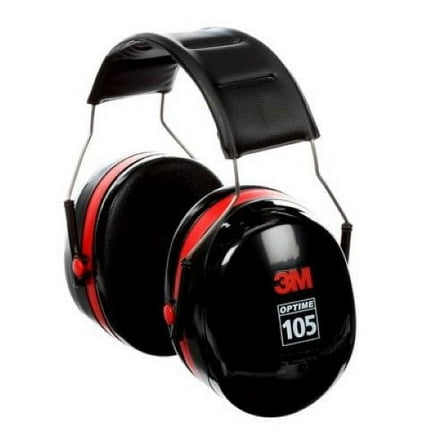 3M H10A Peltor Optima 105 Series, Earmuff, Headband, 1 " x 1 " x 1"