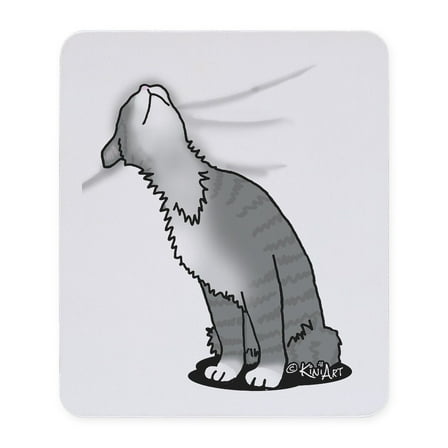 CafePress - Kitty Love Mousepad - Non-slip Rubber Mousepad, Gaming Mouse Pad