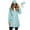 Lake Blue, variant on Rosvigor Womens Lightweight Jackets Windbreaker Jackets Woman Long Waterproof Hooded Raincoat with Pockets