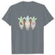 thumbnail image 5 of Moda Mujer Causal Pascua Cuello redondo Blusa estampada Camiseta de manga corta Tops de verano Pompotops  hkajfhjk461157, 5 of 6